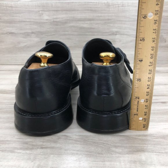 Lloyd Oxford Mens 12.5 Odell Black Leather Monk Strap Dress Shoes main image 4